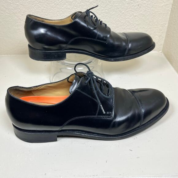Cole Haan Men’s C14207 Cap Toe Oxford- black- size 13 excellent condition - Picture 1 of 8